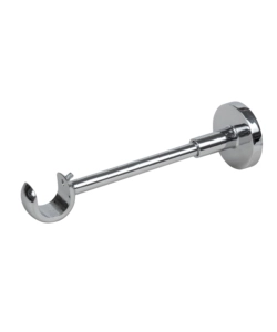 1 SUPPORTO ESTENSIBILE 14-20 CM CROMO PER TUBO TENDA DIAMETRO 20 MM